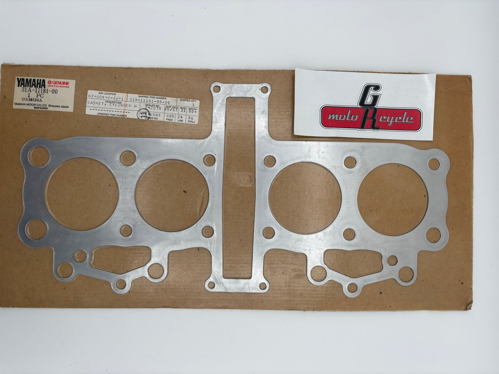 YAMAHA CYLINDER HEAD GASKET (SUB 58L-11181-00-00 ) 31A-11181-00-00 Y9