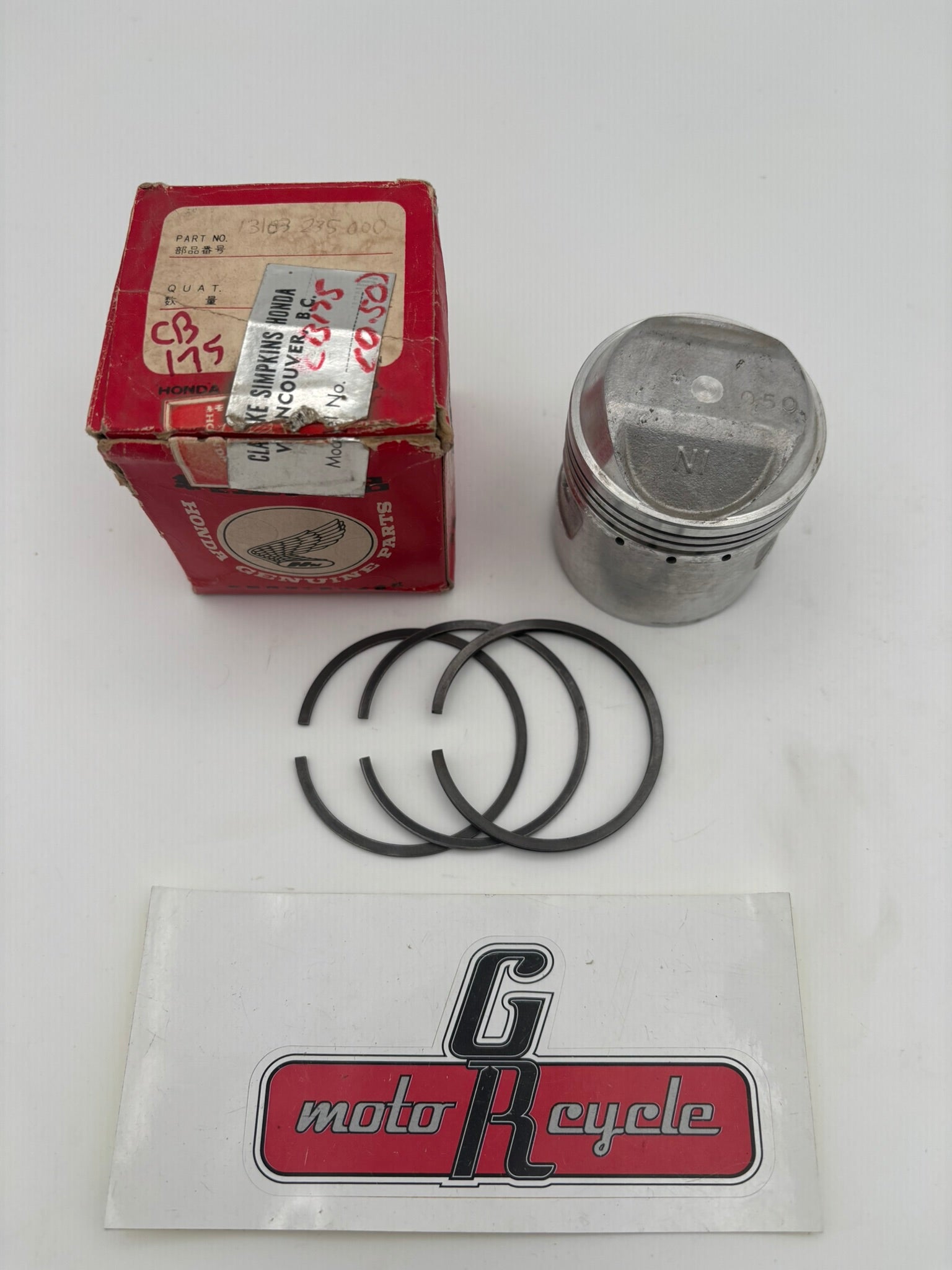 HONDA PISTON (0.50MM) & RING 13103-235-000 H96
