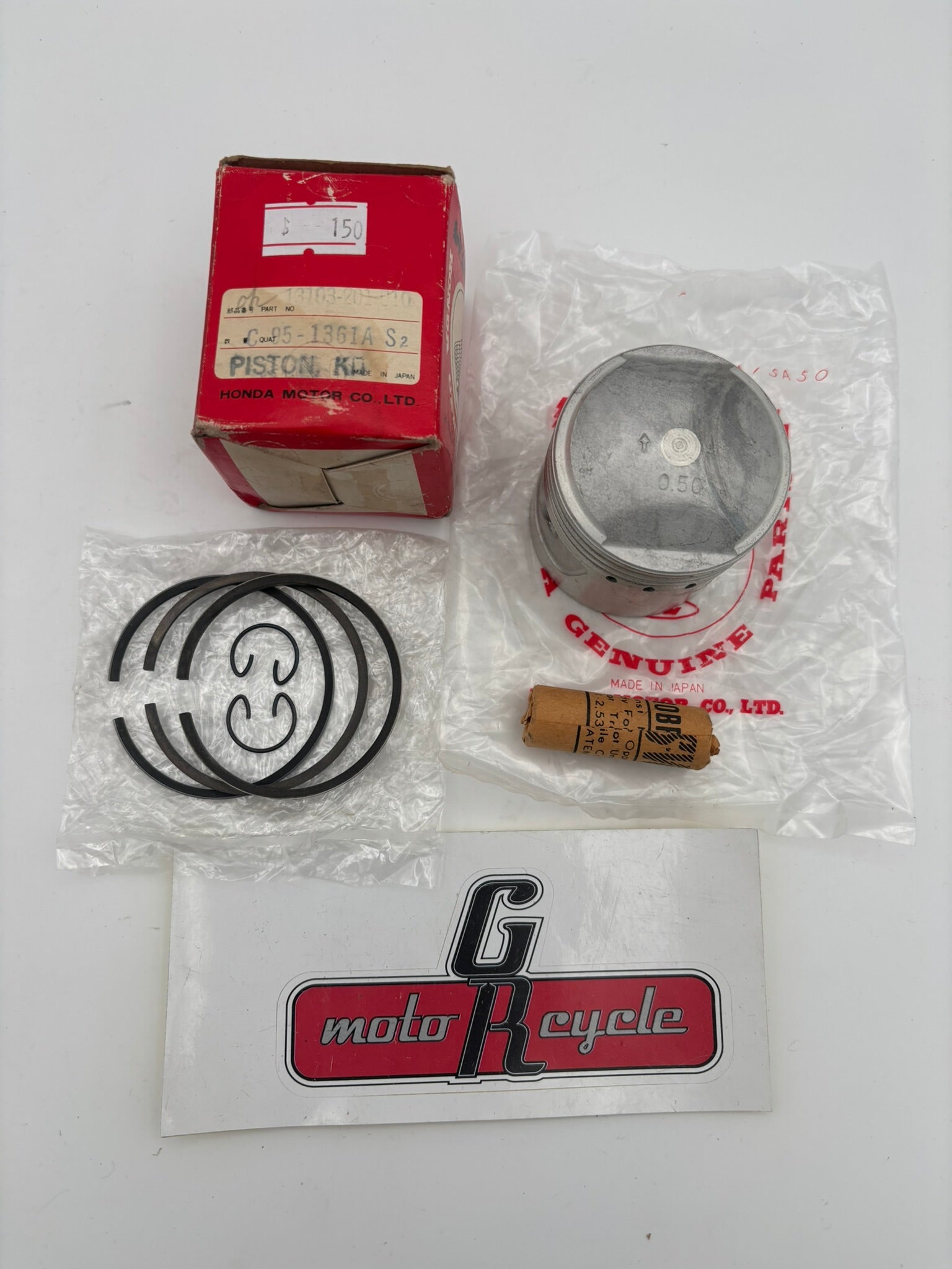 HONDA PISTON (0.50MM) & RING KIT (SUB 13103-201-000 ) 13103-201-010 H96