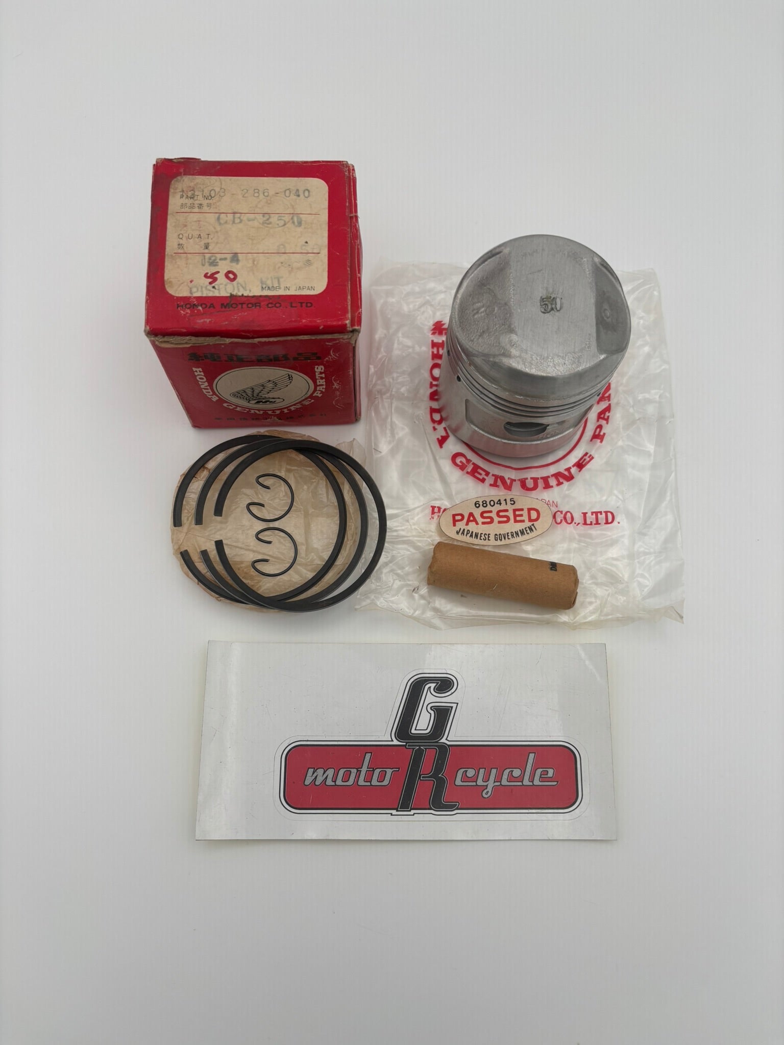 HONDA PISTON (0.50MM) & RING KIT 13103-286-040-K H96