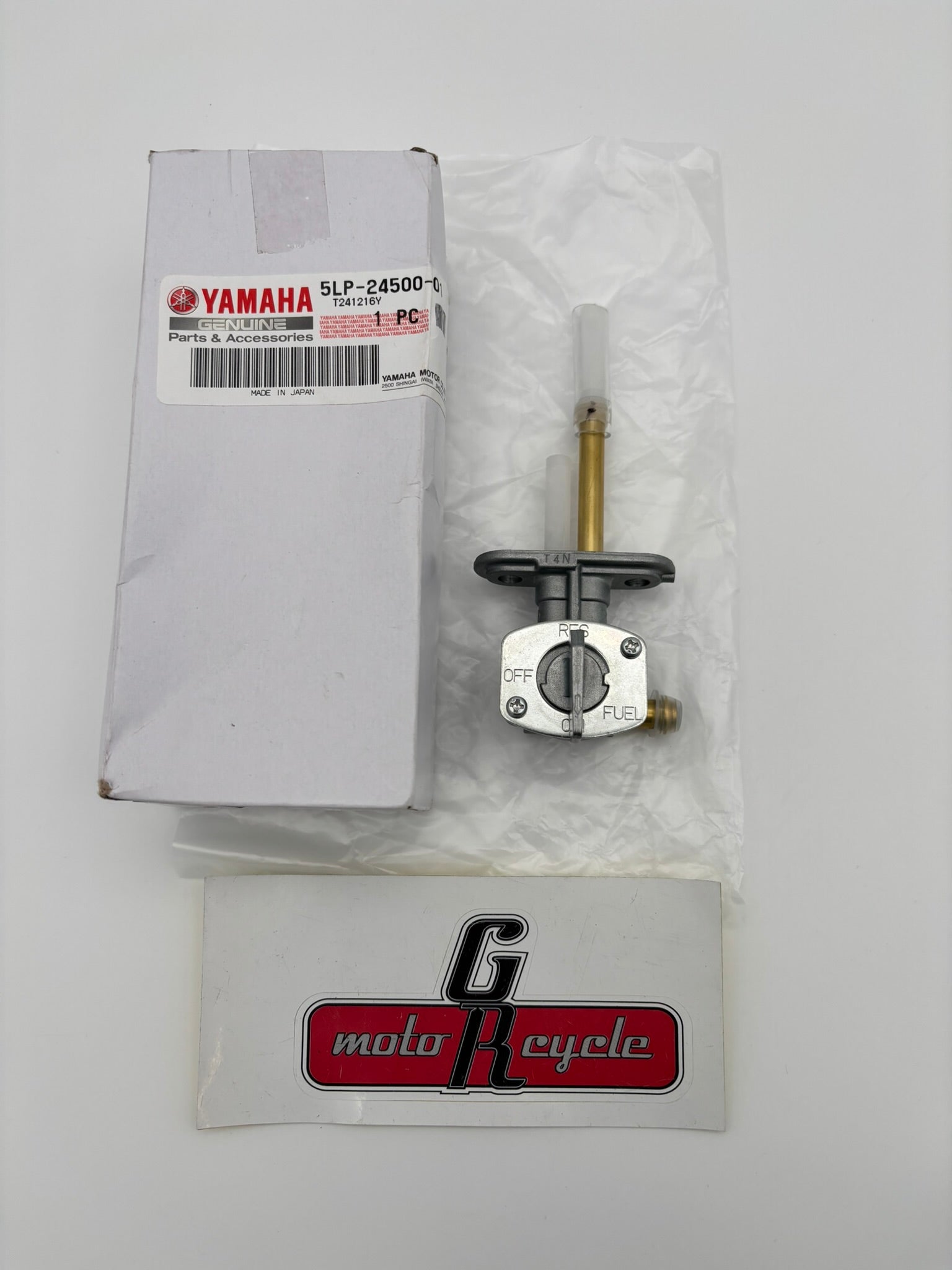 YAMAHA FUEL COCK ASSY 1. (SUB 5LP-24500-00-00 ) 5LP-24500-01-00 Y19