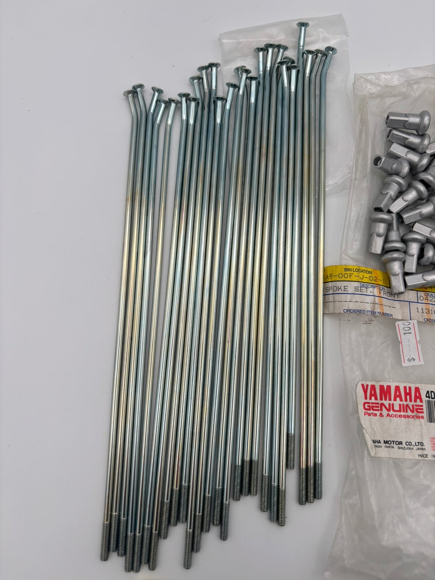 YAMAHA FRONT SPOKE SET QTY.25 4DA-25104-00-00-I Y20