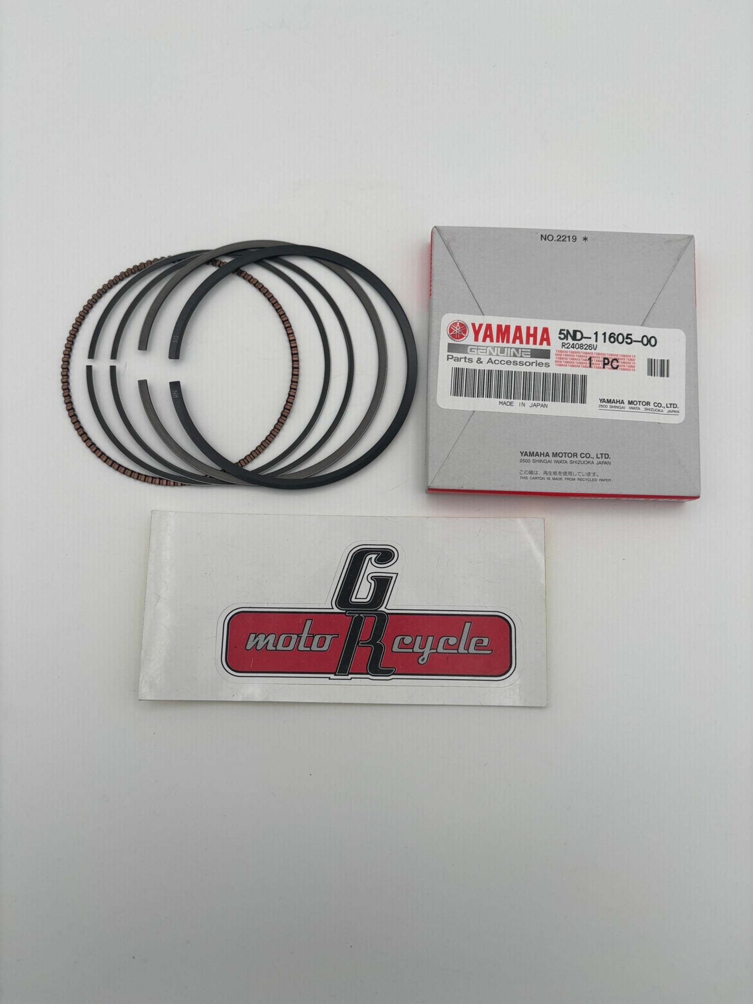 YAMAHA PISTON RING SET (0.50MM O/S) 5ND-11605-00-00 Y20
