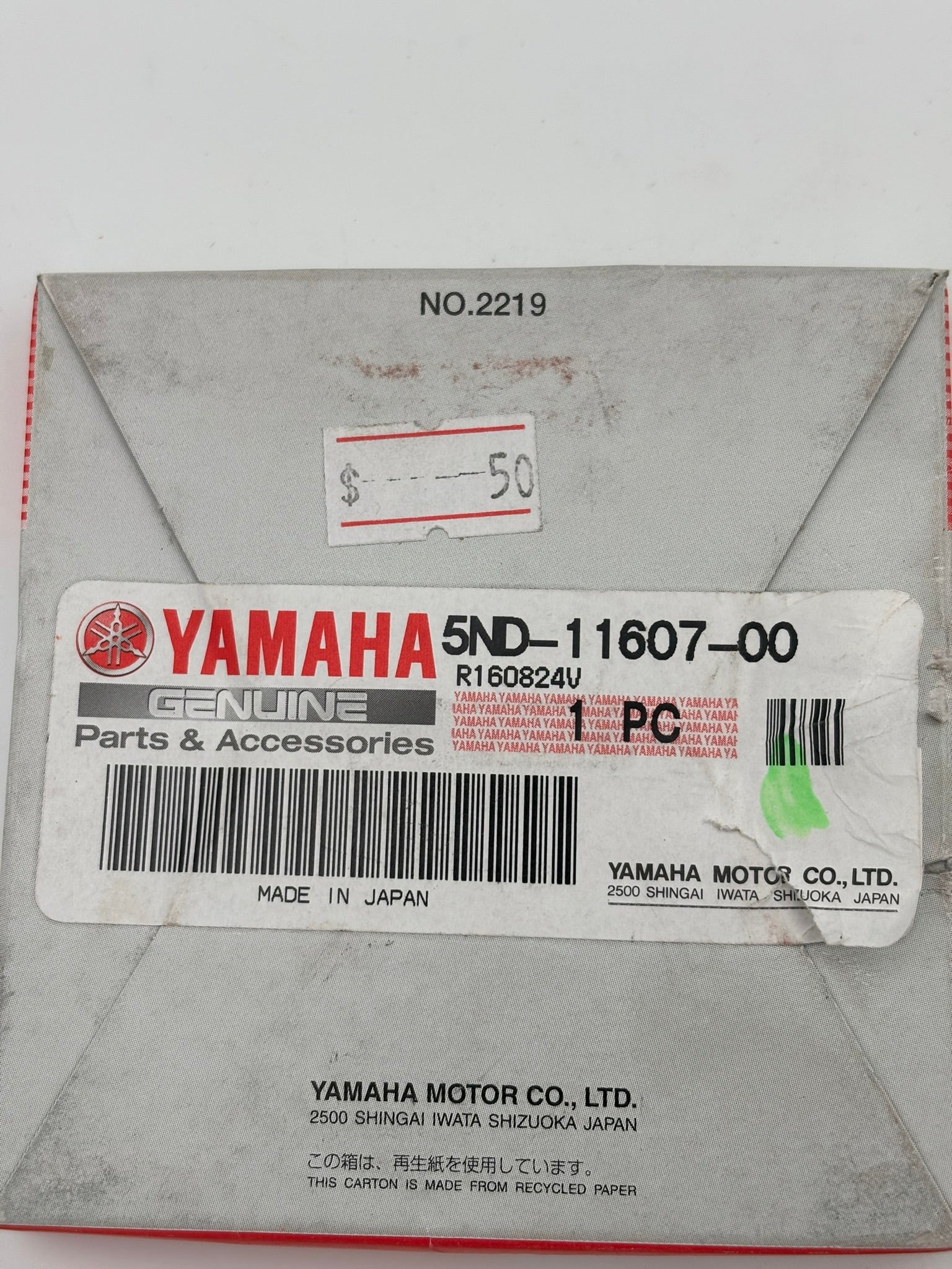 YAMAHA PISTON RING SET (1.00MM O/S) 5ND-11607-00-00 Y20