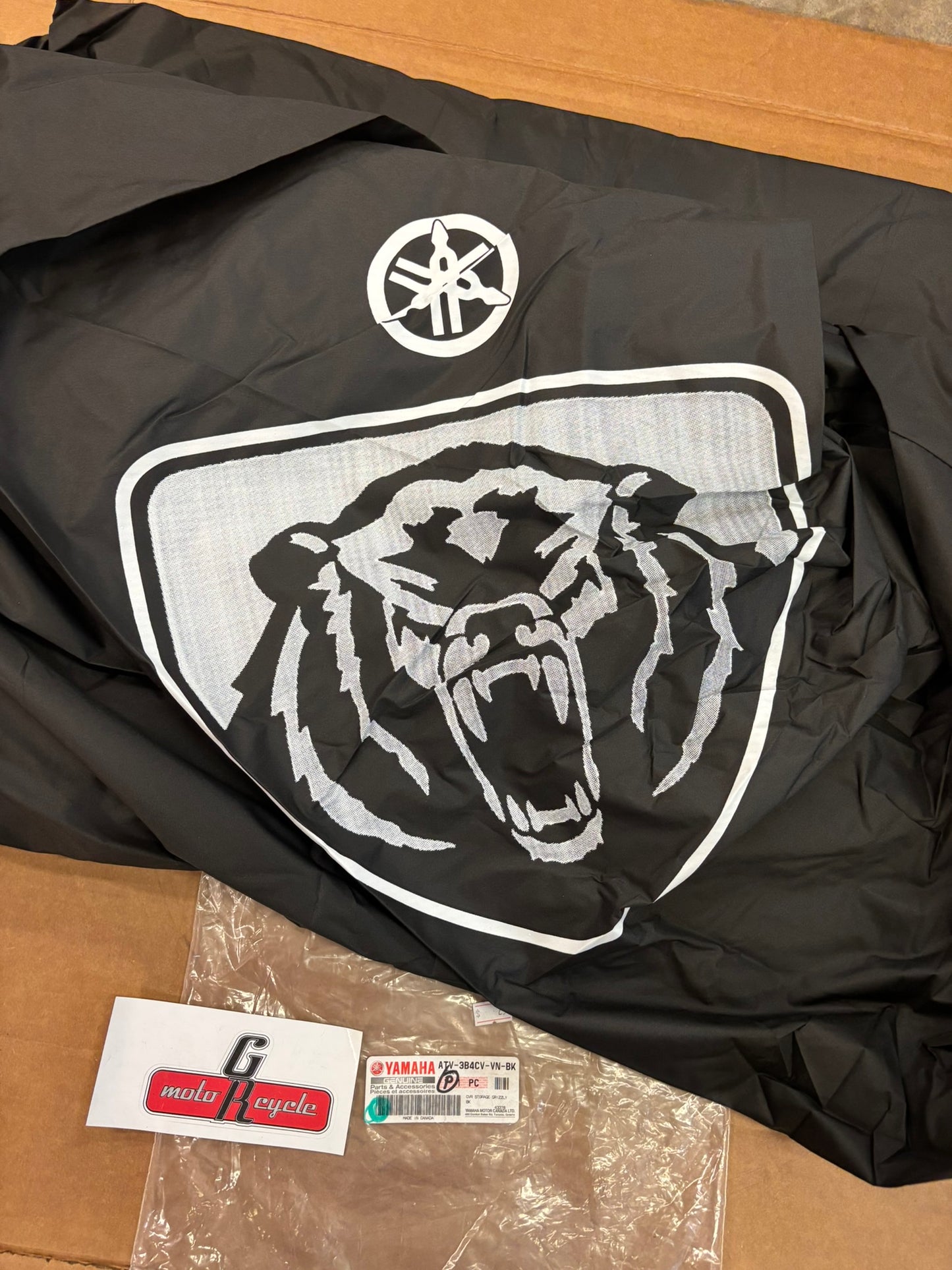YAMAHA ATV GRIZZLE STORAGE COVER ATV-3B4CV-VN-BK Y20