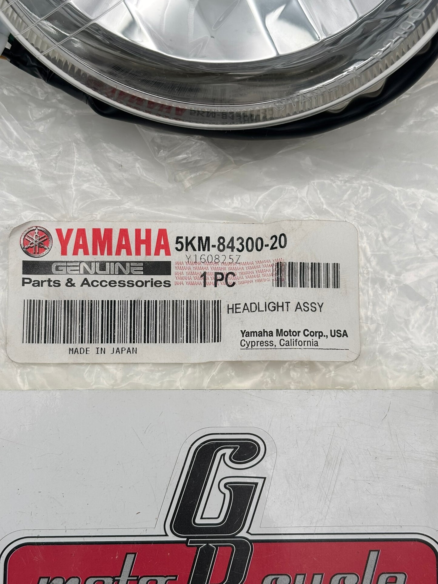 YAMAHA HEADLIGHT ASSY 5KM-84300-20-00 Y21