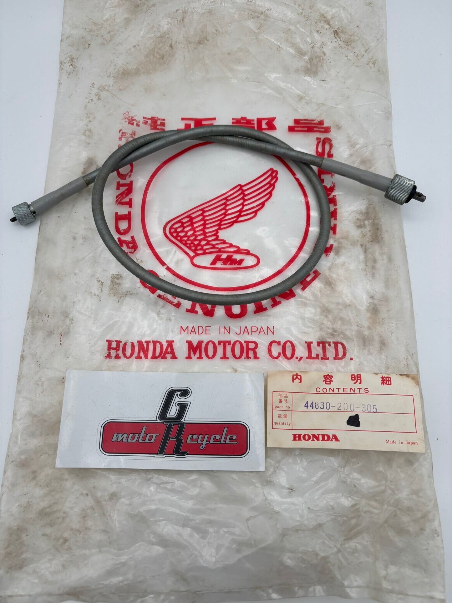 HONDA SPEEDOMETER CABLE 44830-200-305 H226
