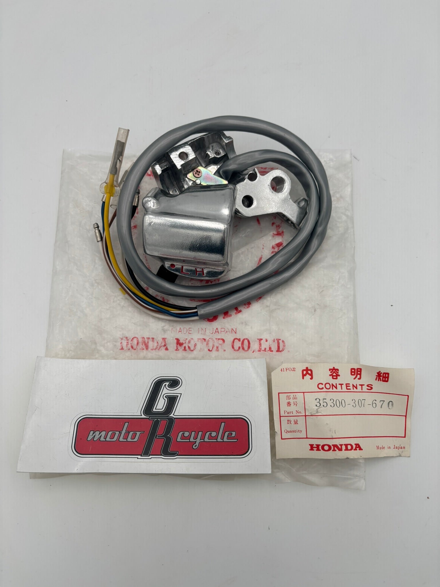 HONDA RIGHT DIMMER SWITCH 35300-307-670 H232