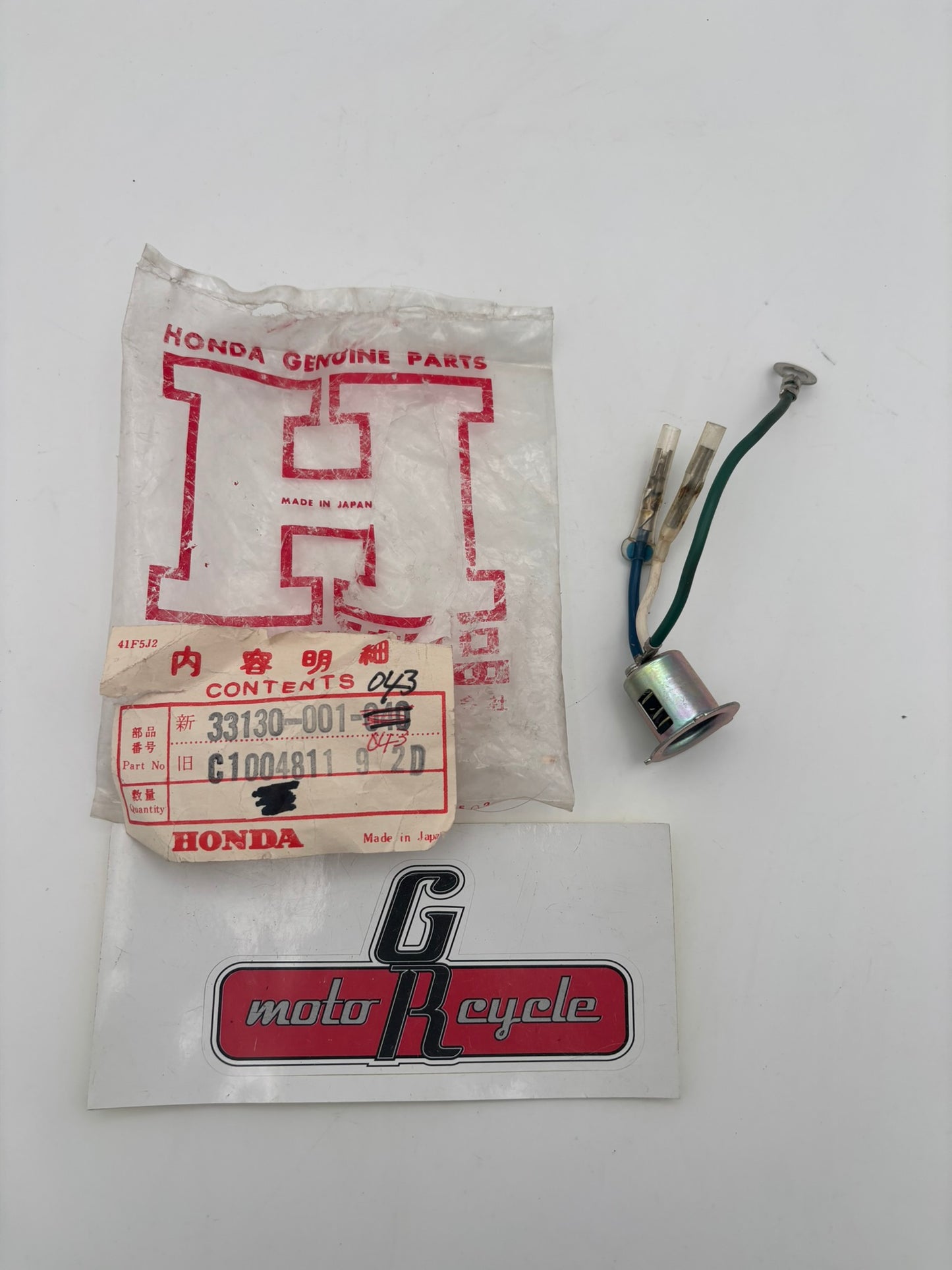 HONDA HEADLIGHT SOCKET (SUB 33130-001-000 33130-001-043 ) C100481192D H230