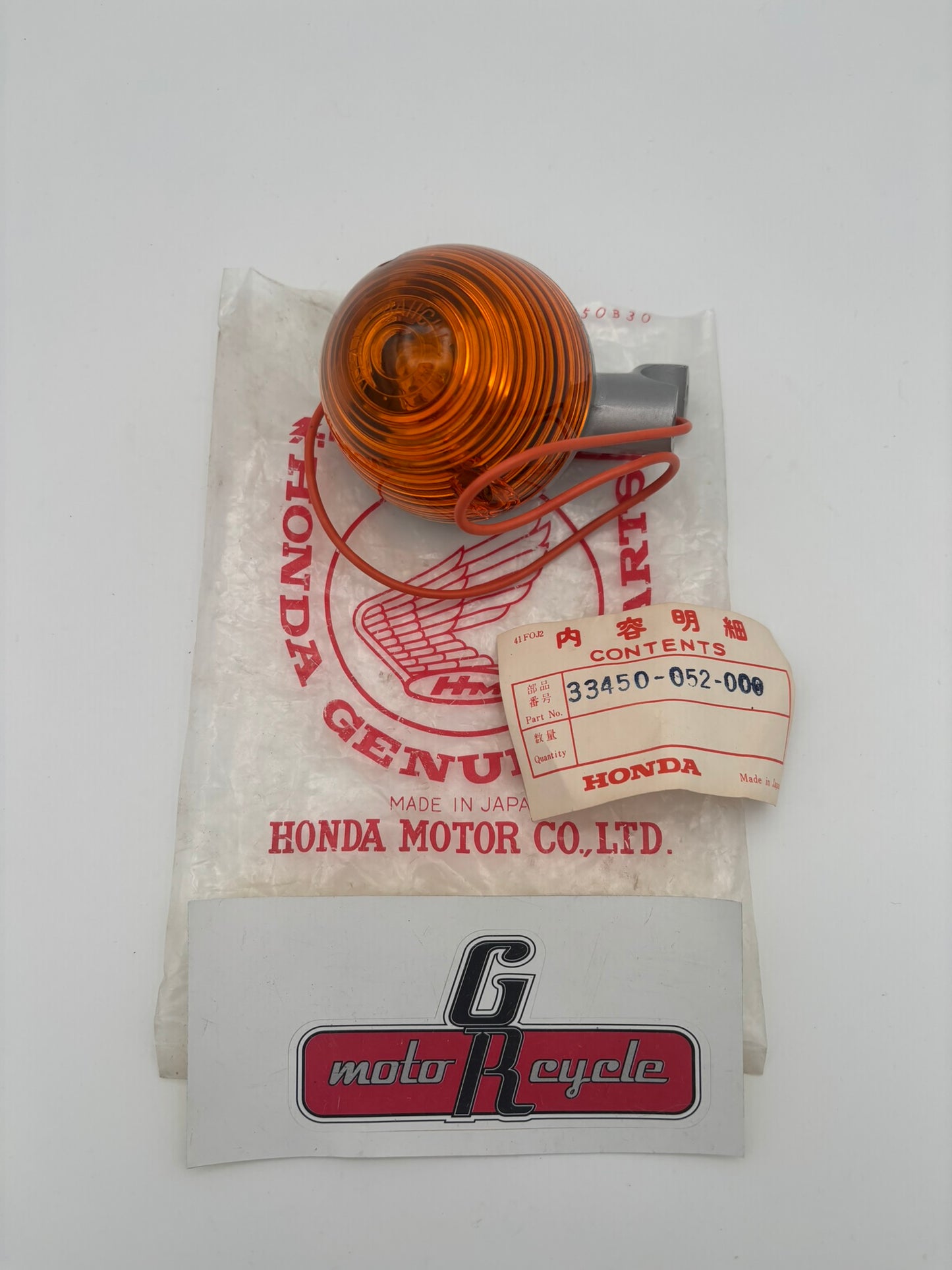 HONDA LEFT FRONT TURN SIGNAL 33450-052-000 H230