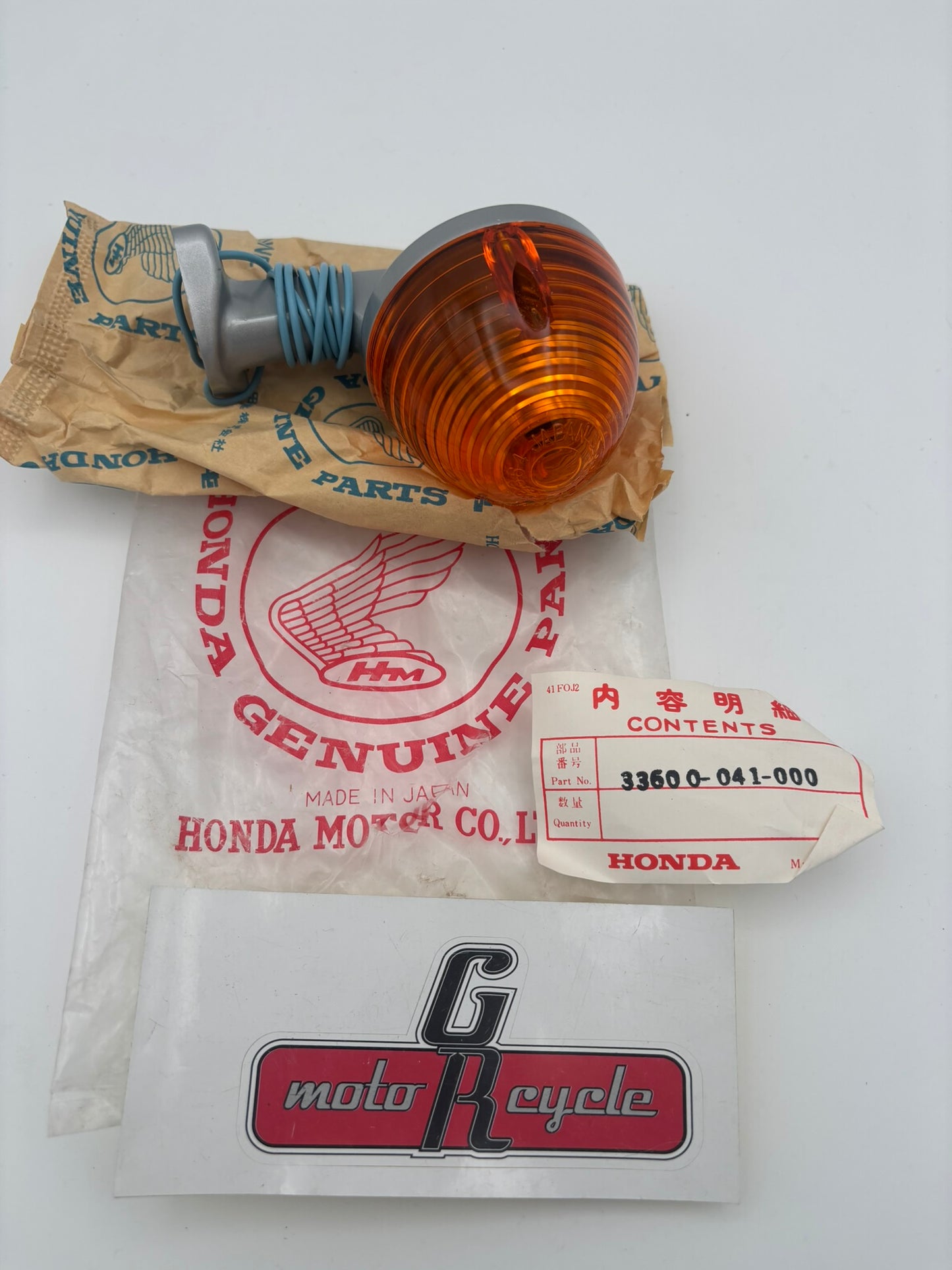 HONDA RIGHT REAR TURN SIGNAL 33600-041-000 H230
