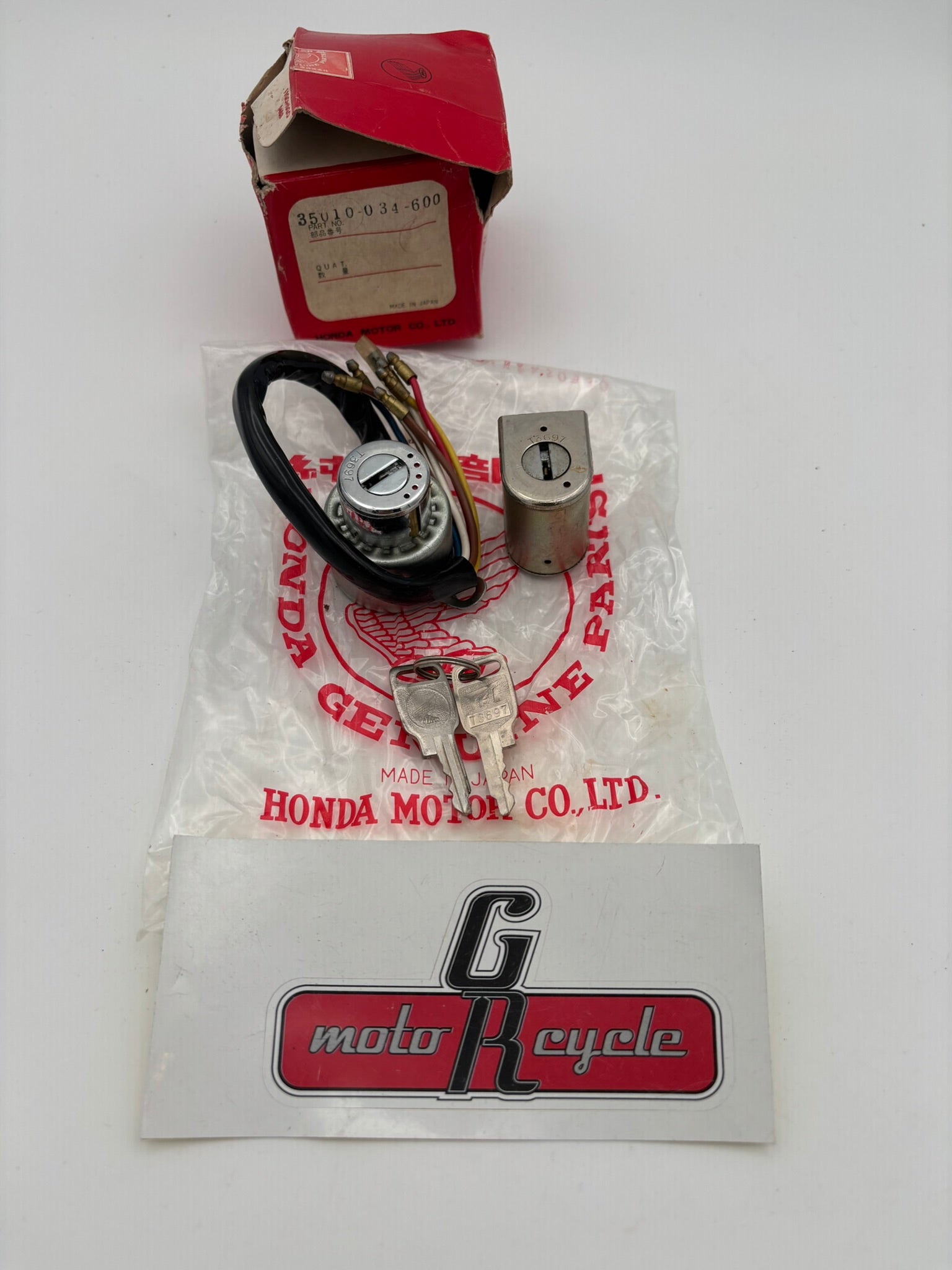 HONDA IGNITION SWITCH & LOCK 35010-034-600 H232