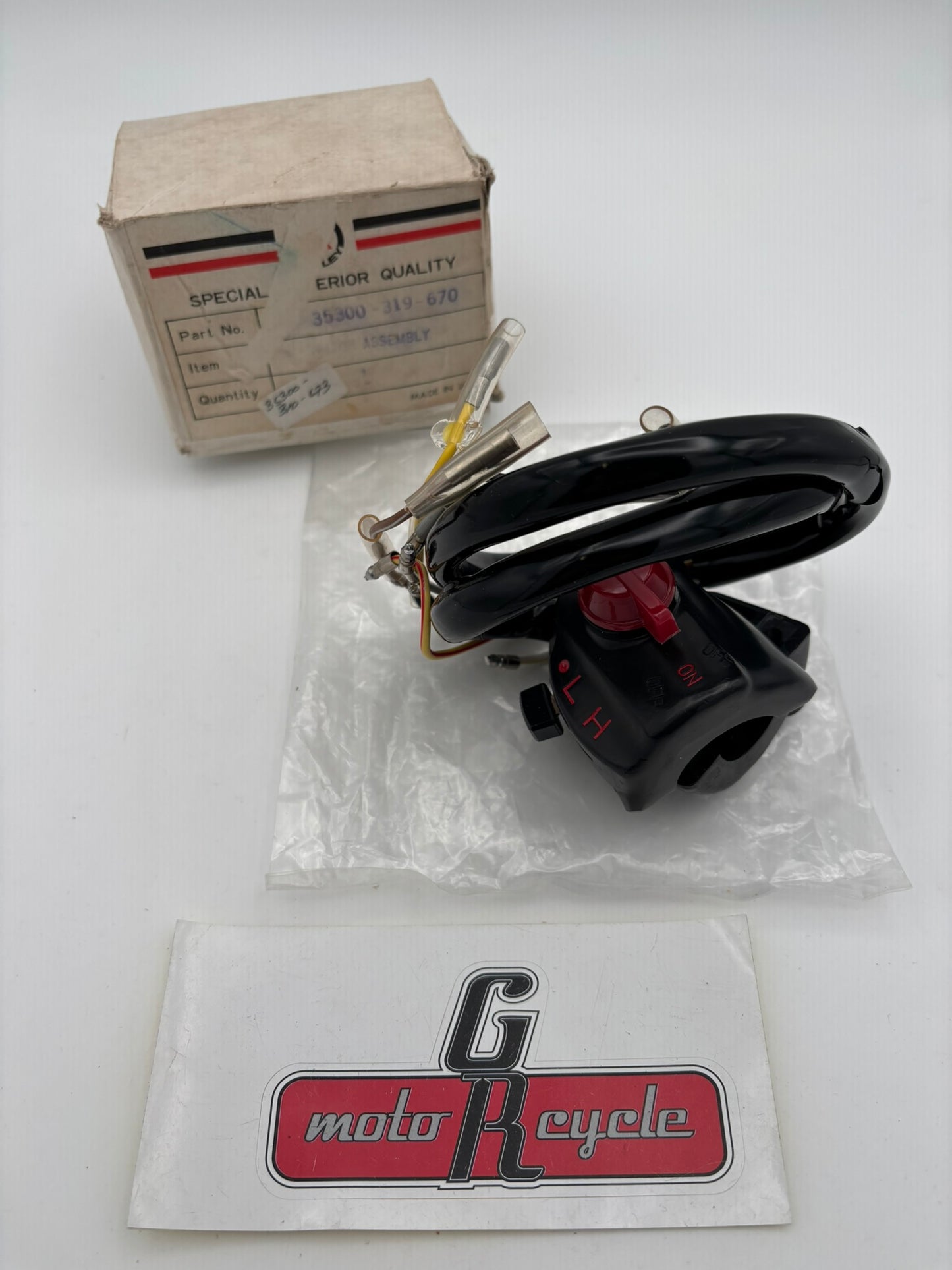 AFTERMARKET MADE IN JAPON STARTER SWITCH (IMPERFECT) (SUB 35300-310-673 ) 35300-319-670-I H233