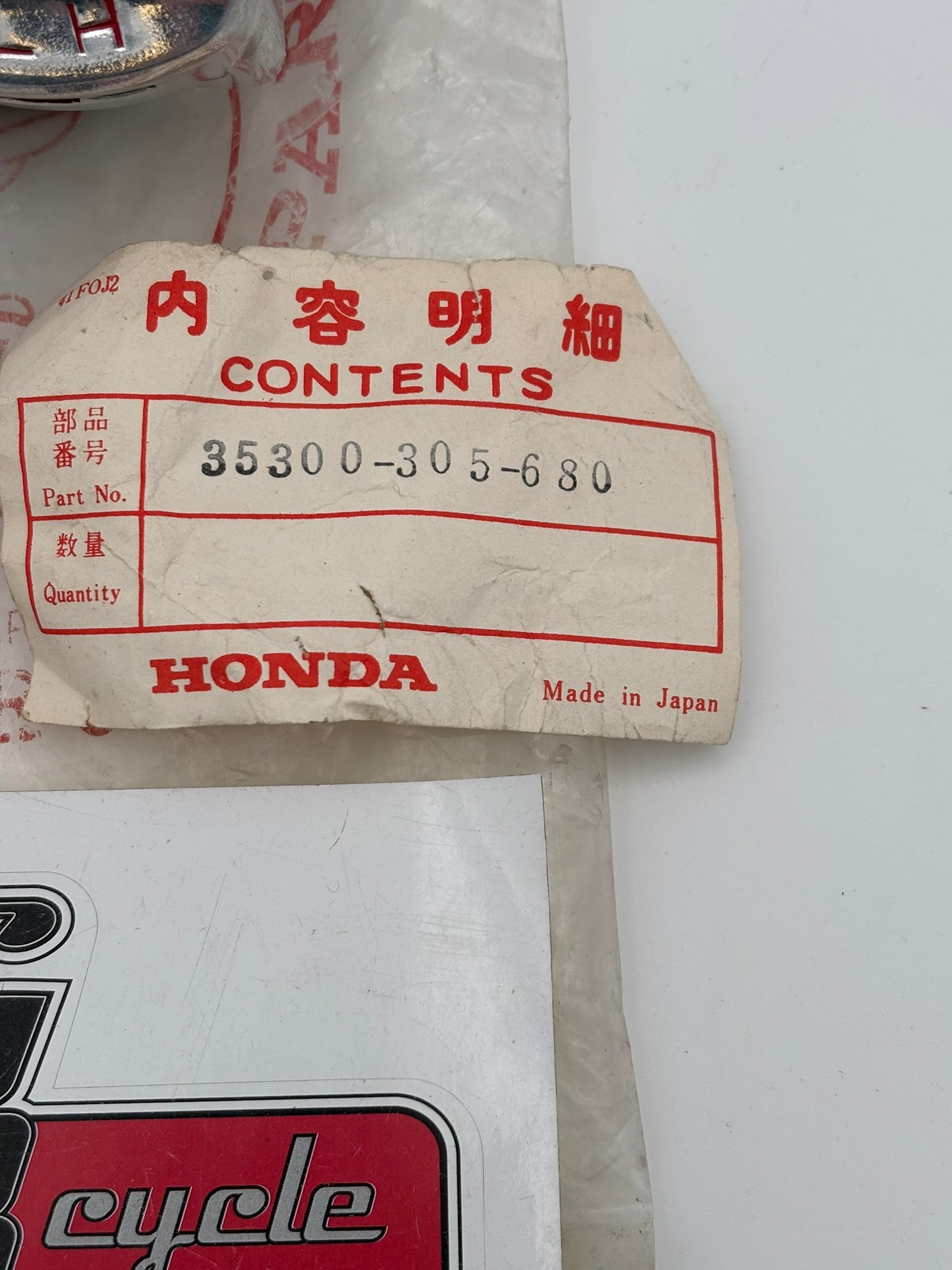 HONDA LIGHT SWITCH (SUB 35300-305-305 ) 35300-305-680 H234