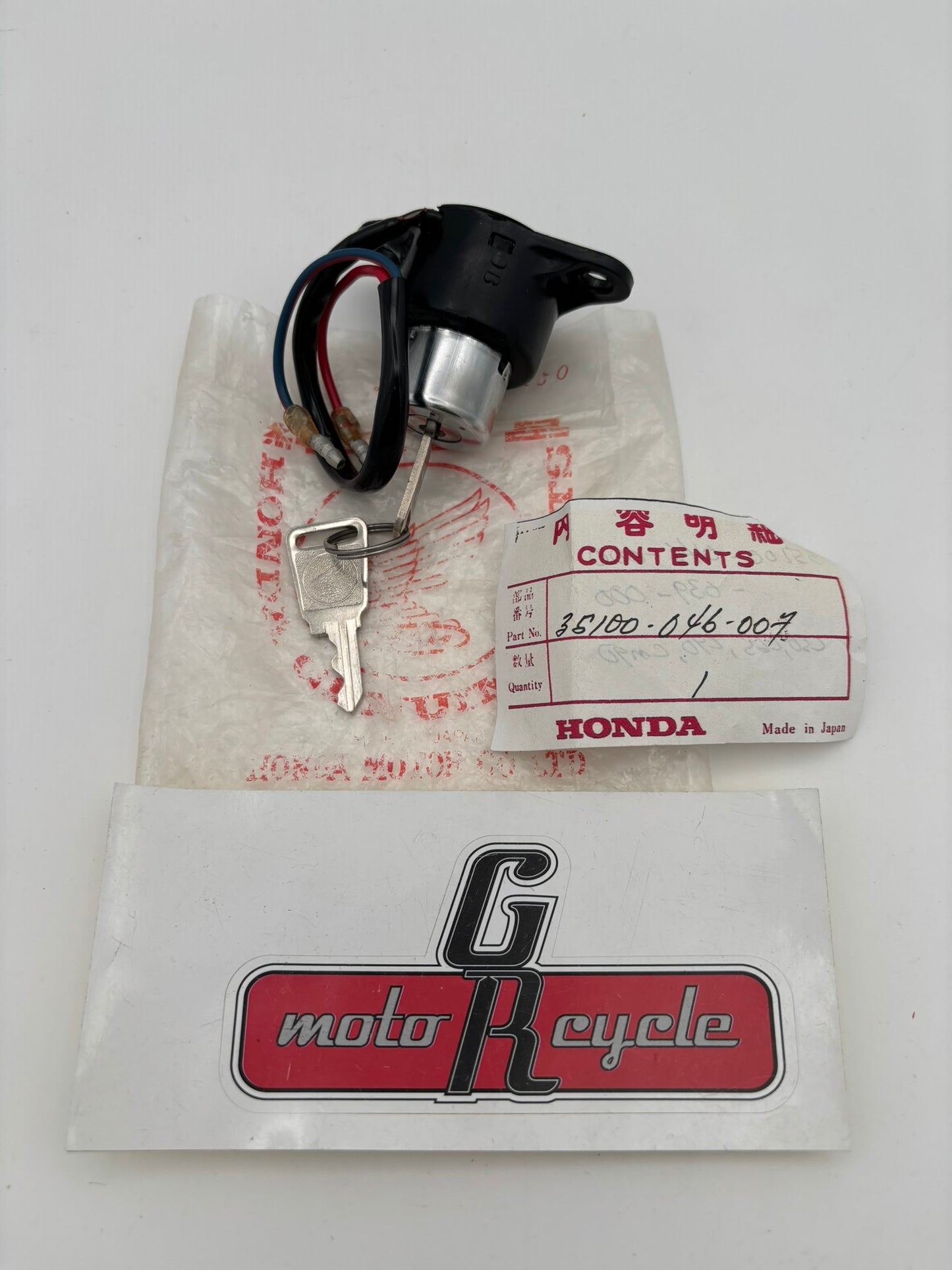 HONDA IGNITION SWITCH (SUB 35100-046-000 ) 35100-046-007 H234