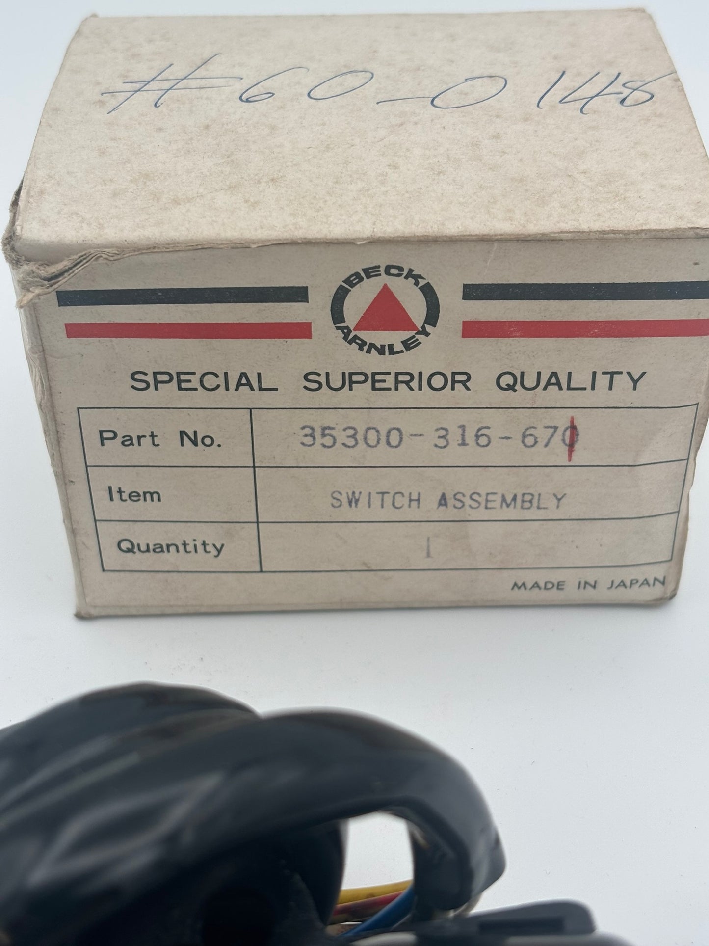 AFTERMARKET STARTER SWITCH MADE IN JAPAN 35300-316-670-J H236