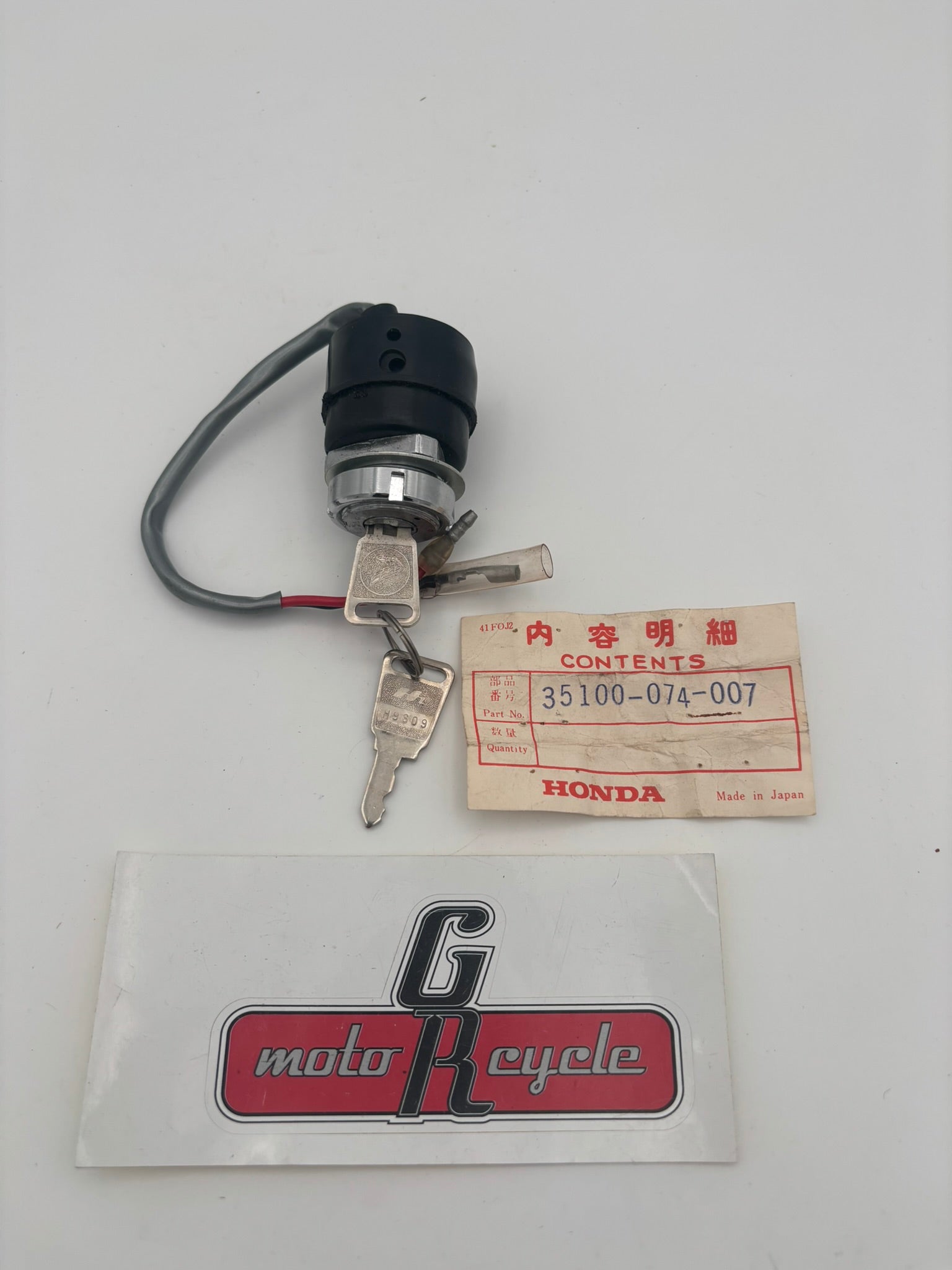HONDA IGNITION SWITCH (SUB 35010-074-007 ) 35100-074-007 H236