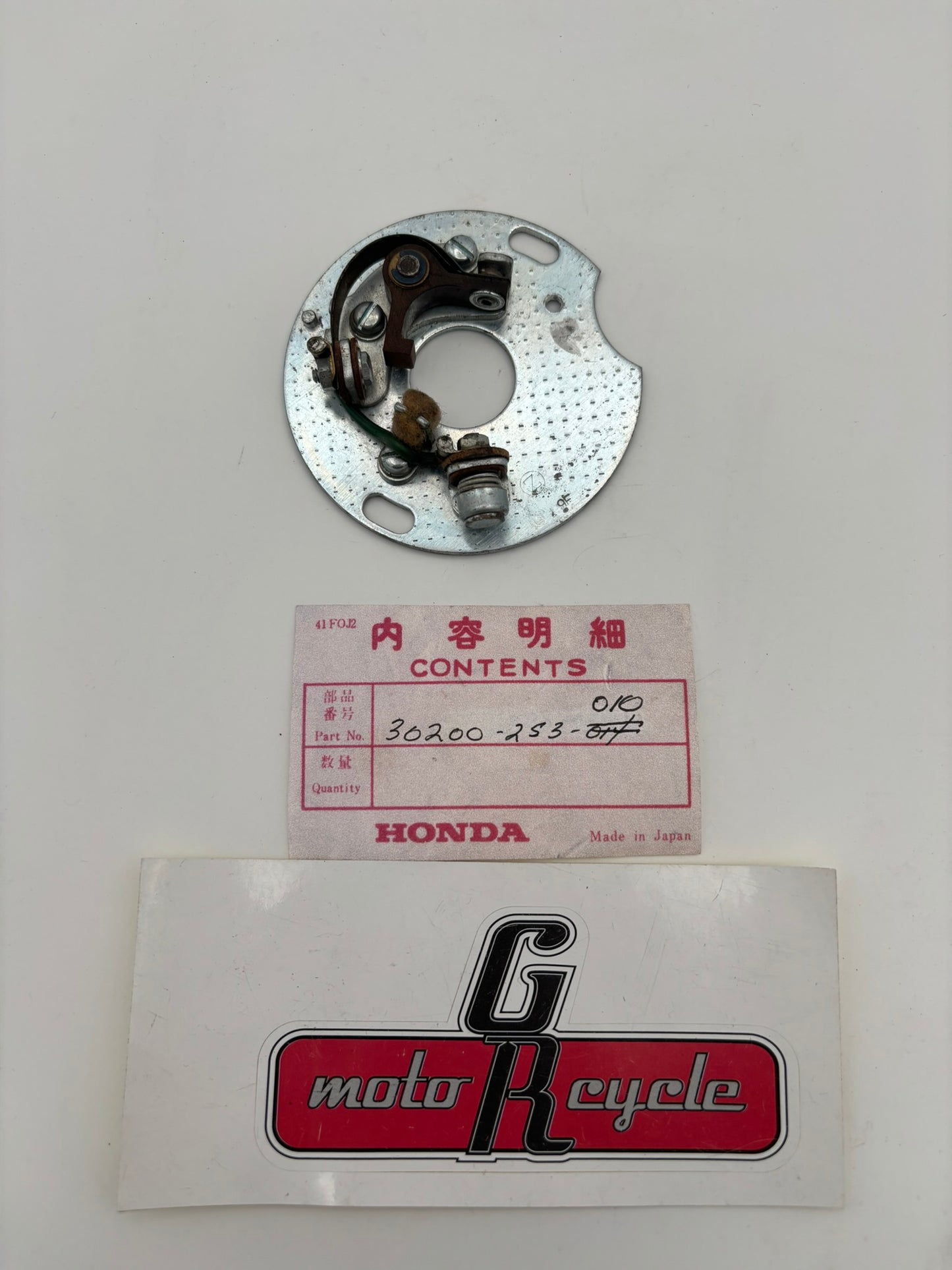 HONDA CONTACT BREAKER (SUB 30200-253-000 30200-253-014 ) 30200-253-010 H236