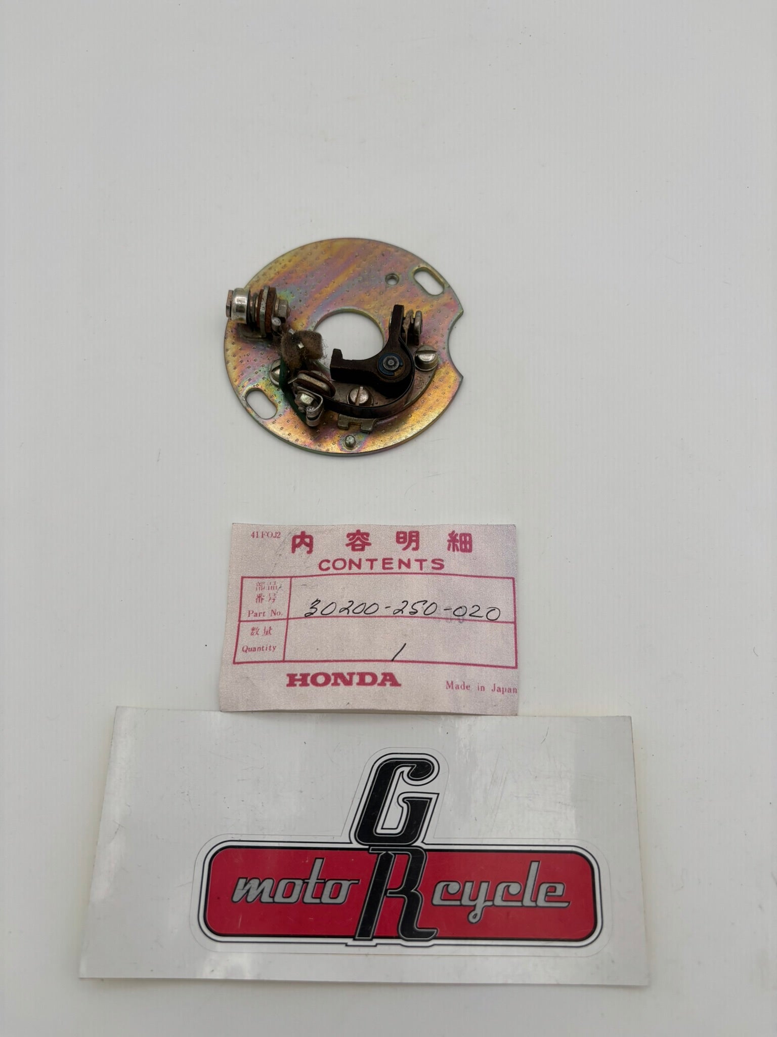 HONDA CONTACT BREAKER (SUB 30200-250-030 30200-200-010 ) 30200-250-020-2 H227