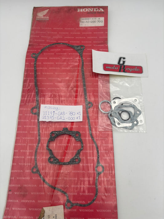 HONDA SB50 GASKET KIT (INCOMPLETE) (SUB 061A0-GS6-701 061A0-GS6-406 ) 061A0-GS6-700-I H240