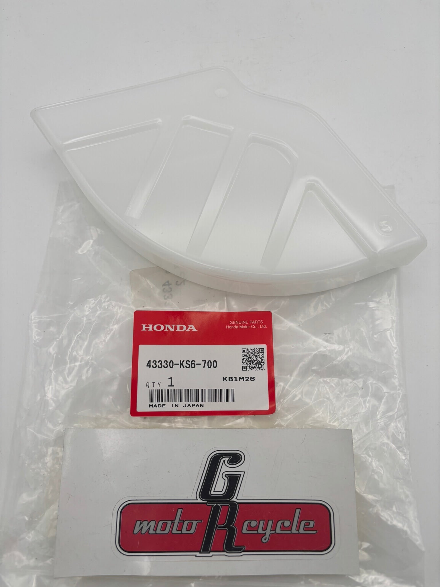 HONDA REAR DISK COVER 43330-KS6-700 H99