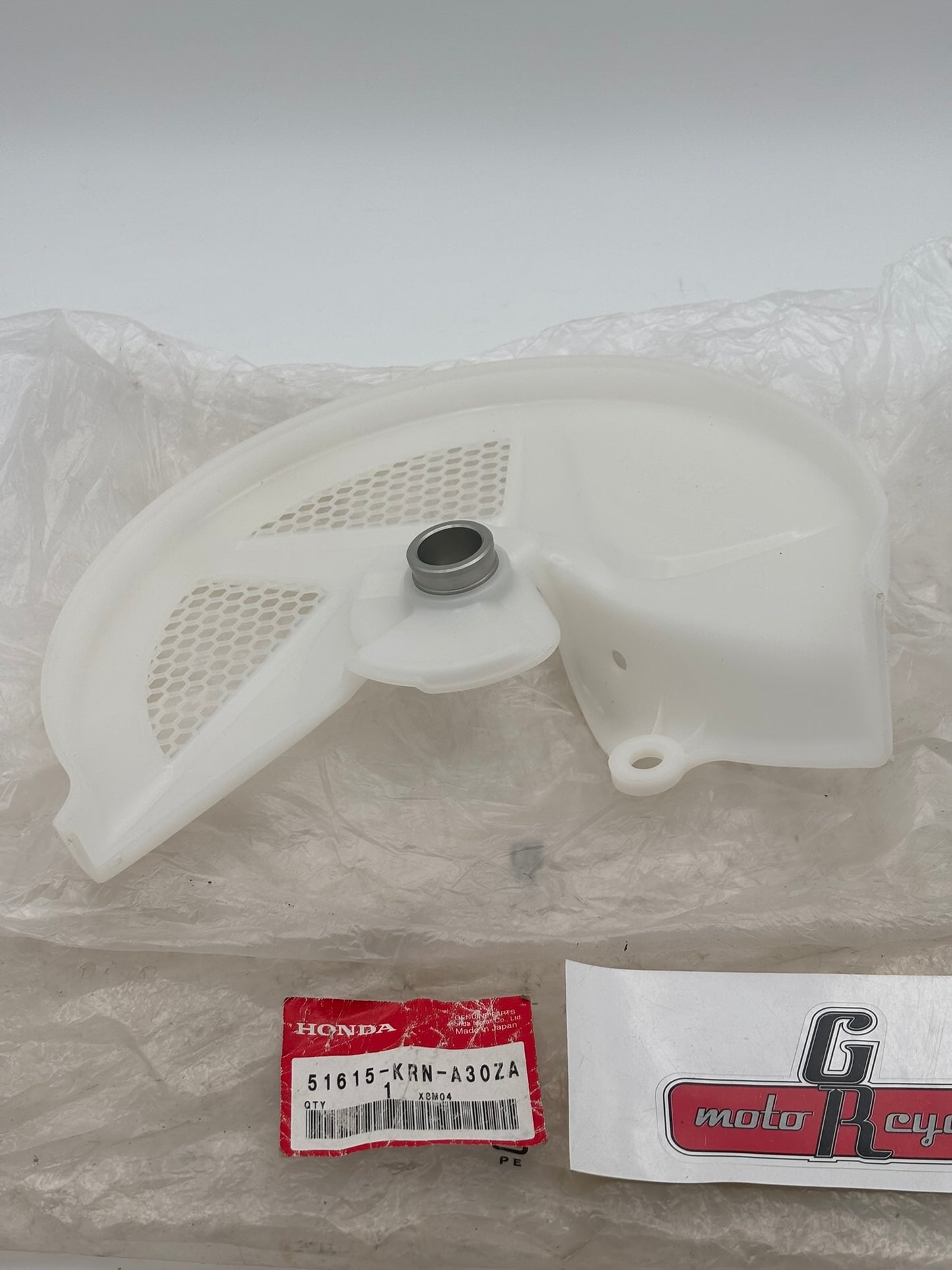 HONDA FRONT BRAKE DISK COVER *TNATURAL* 51615-KRN-A30ZA H241