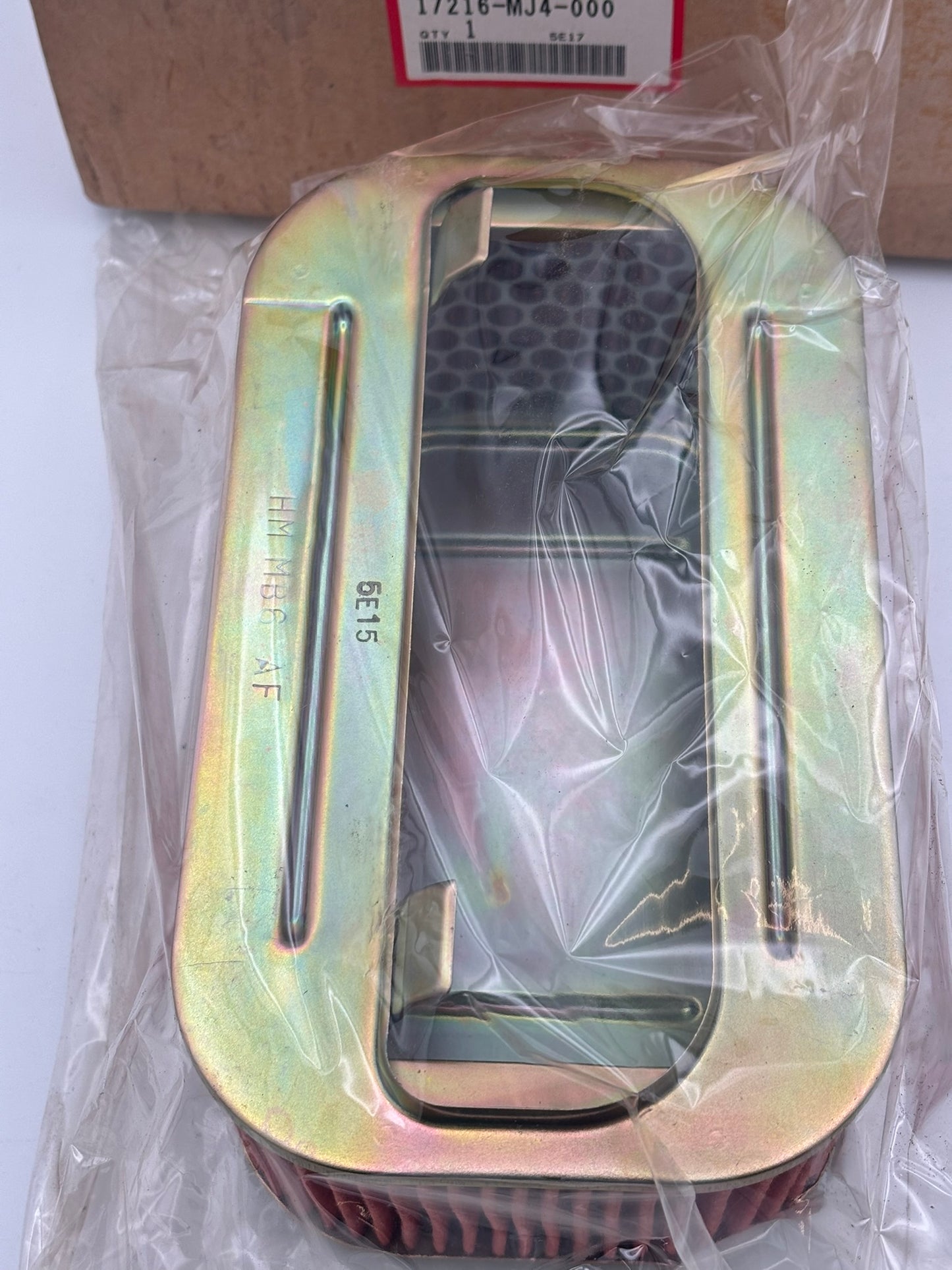 HONDA AIR FILTER (DRIED FOAM) (SUB 17216-MJ4-670 17216-MB6-000 ) 17216-MJ4-000 H241