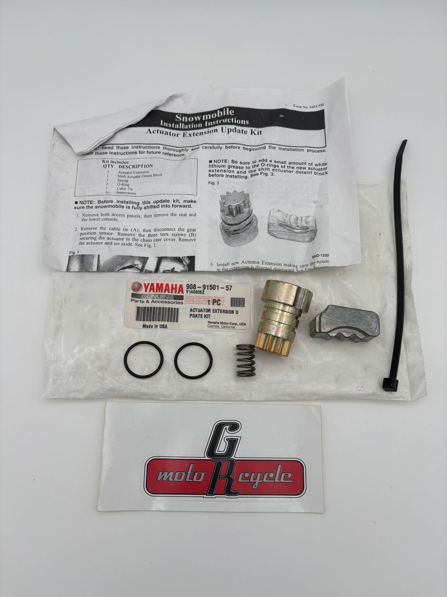 YAMAHA ACTUATOR EXTENSION UPDATE KIT 90891-50157-00 Y193
