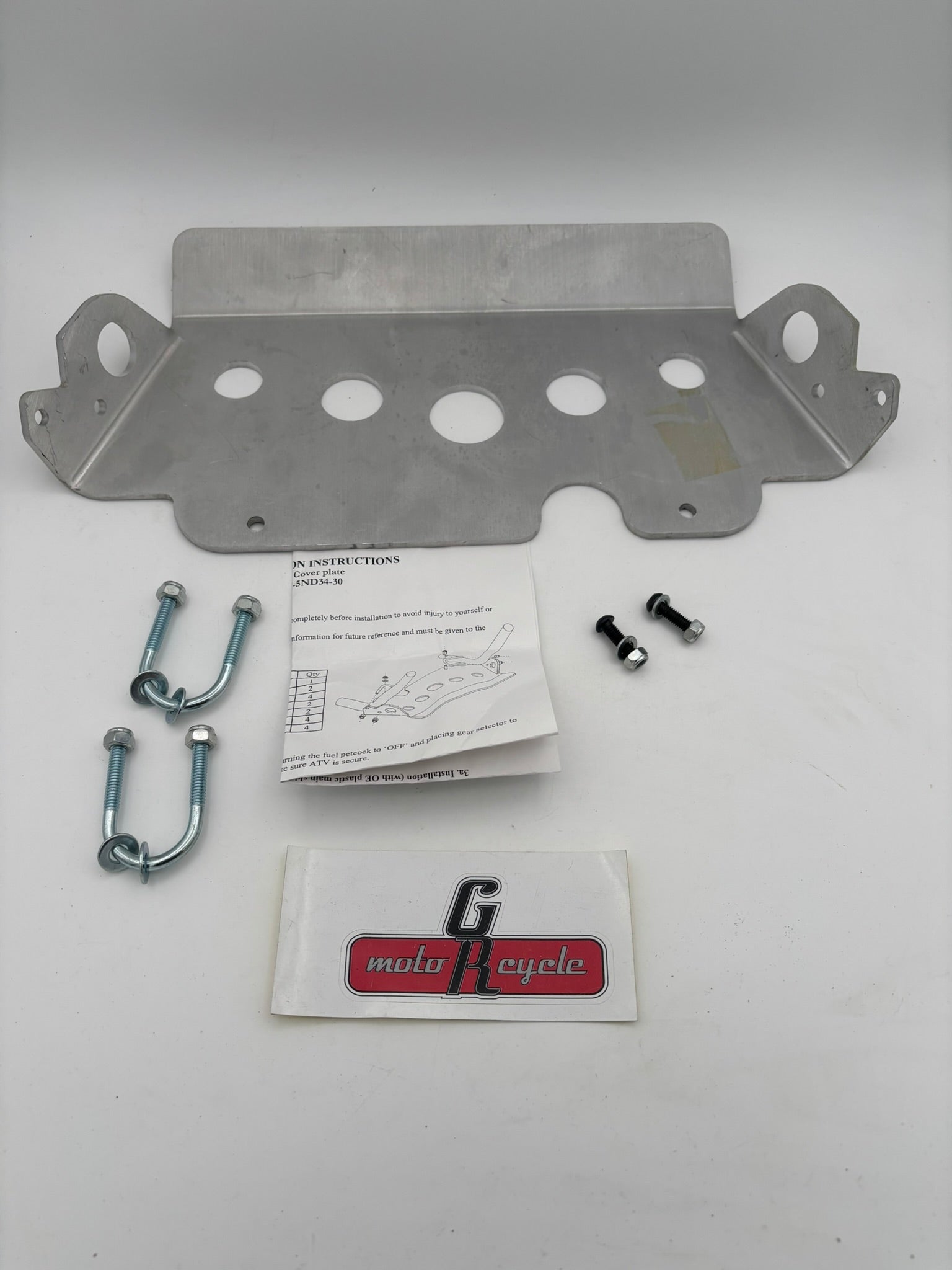 YAMAHA BOOT COVER PLATE ATV-5ND34-30-00 Y284