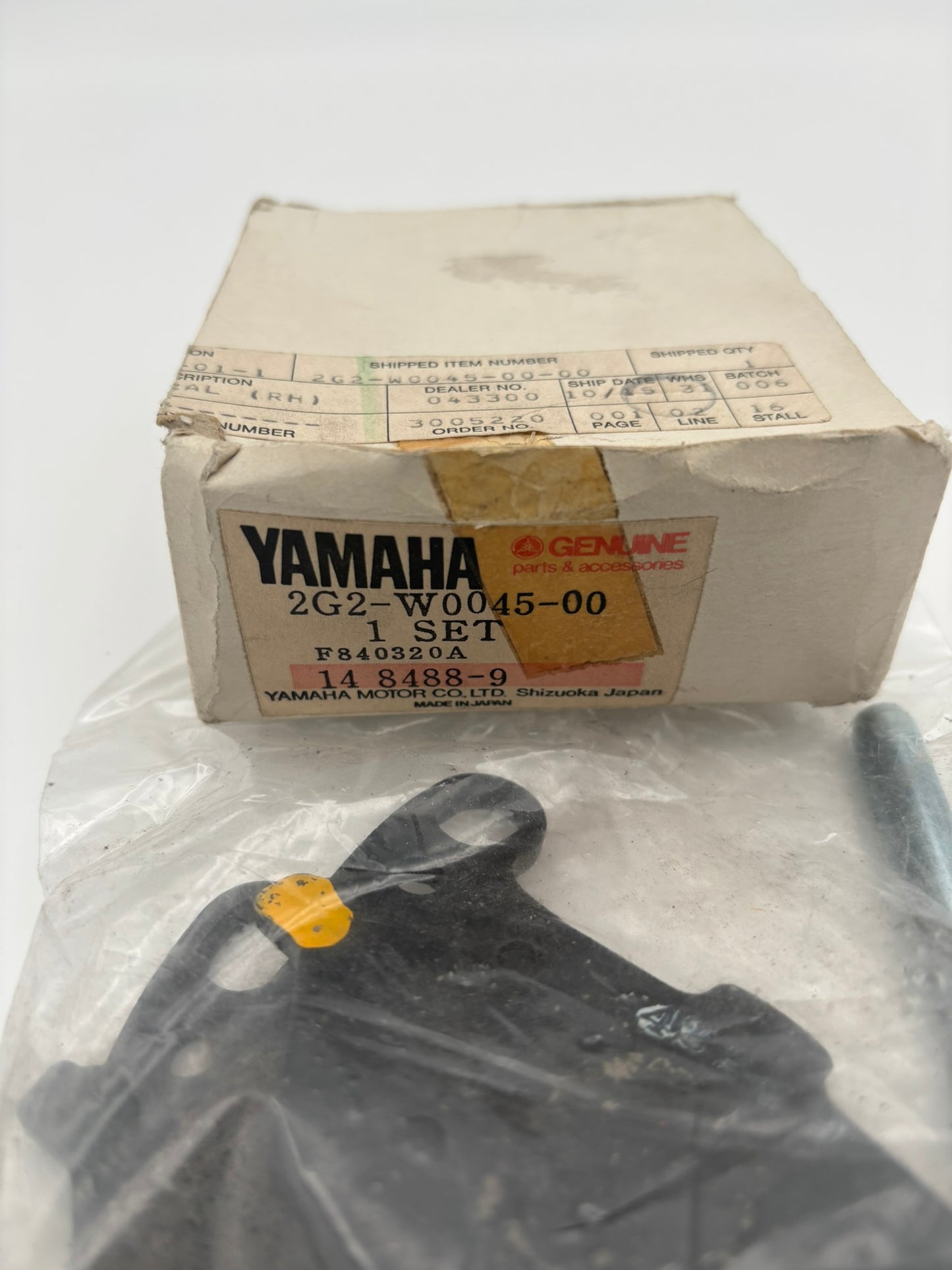 YAMAHA 1978 1979 XS750 FRONT BRAKE CALIPER PAD KIT 2G2-W0045-00 Y197