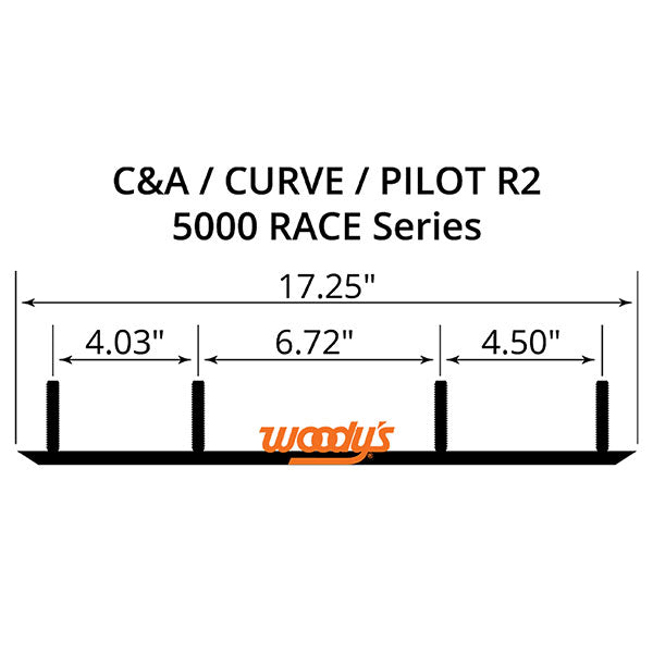 WOODY'S MAVERICK AFTERMARKET CARBIDE RUNNER 10" C&A PRO MCX-5000