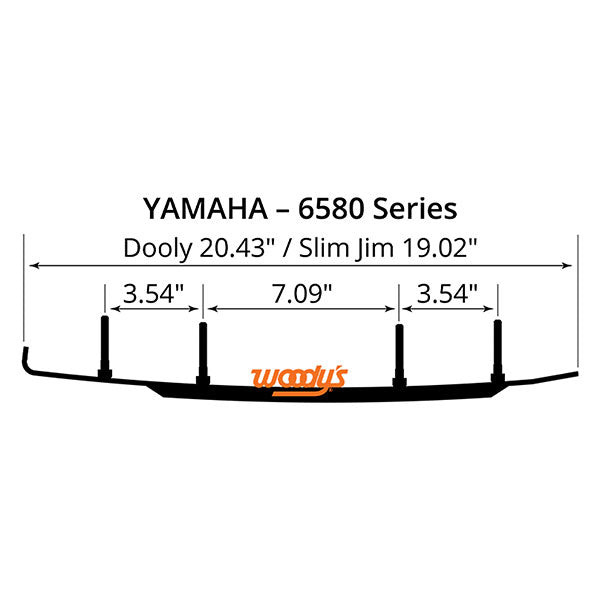 WOODY'S SLIM JIM 2.0 TRAIL RUNNER 6" YAMAHA S2Y6-6580