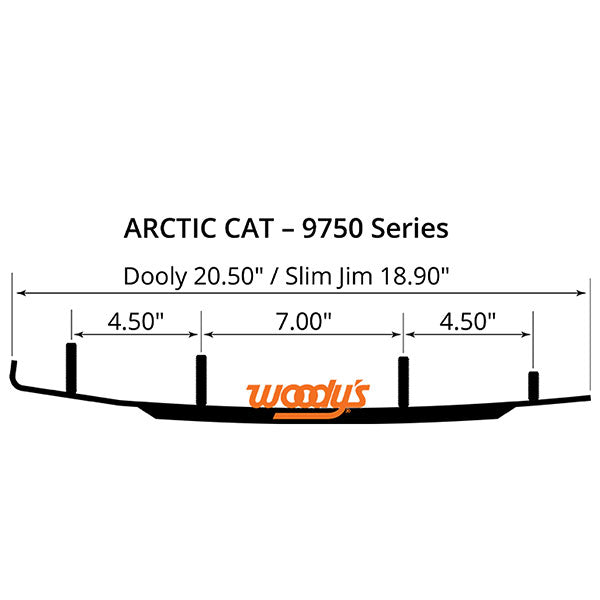 WOODY'S SLIM JIM TRAIL RUNNER 8" ARCTIC CAT SA8-9750