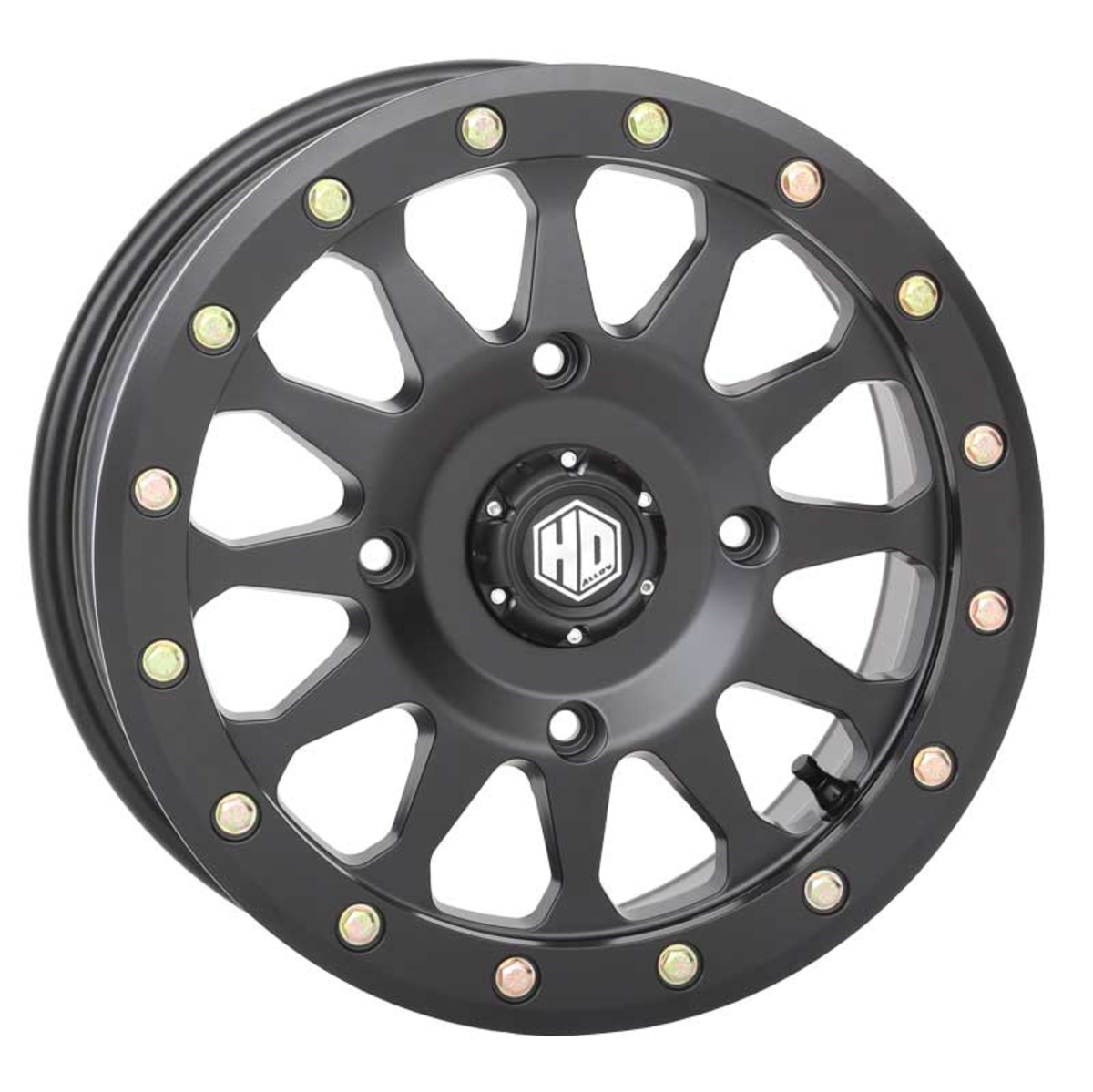 STI 15X7 4/137 5+2 HD BL A1 MATTE BLACK 15HA127