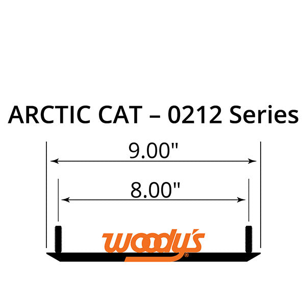 WOODY'S 4" SNO-X RUNNER ARCTIC CAT SXA-0212