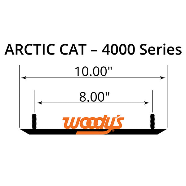 WOODY'S 4" SNO-X RUNNER ARCTIC CAT 4" SXA-4000