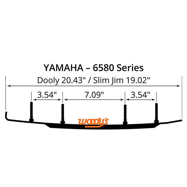 WOODY'S SLIM JIM TRAIL RUNNER 8" YAMAHA SY8-6580