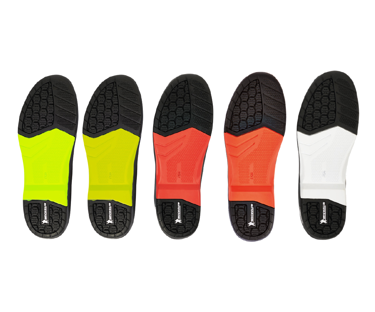 TCX BOOTS MICH. D.COMP SOLE PAIR BLK/LIME 40 22203-NELI-40