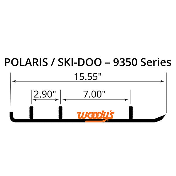 WOODY'S FLAT-TOP TRAIL BLAZER 6" CARBIDE TRAIL RUNNER  TSD4-9350