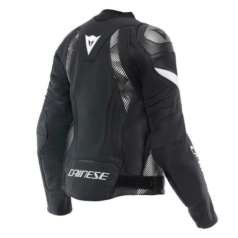 DAINESE AVRO 5 LEATHER JKT WMN - BLK/BLK/WHT (50) 15300002-948-50