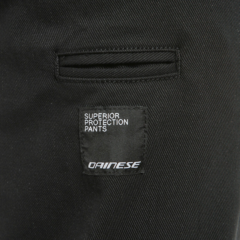 DAINESE CHINOS TEX PANTS - BLACK (34) 1755144-001-34