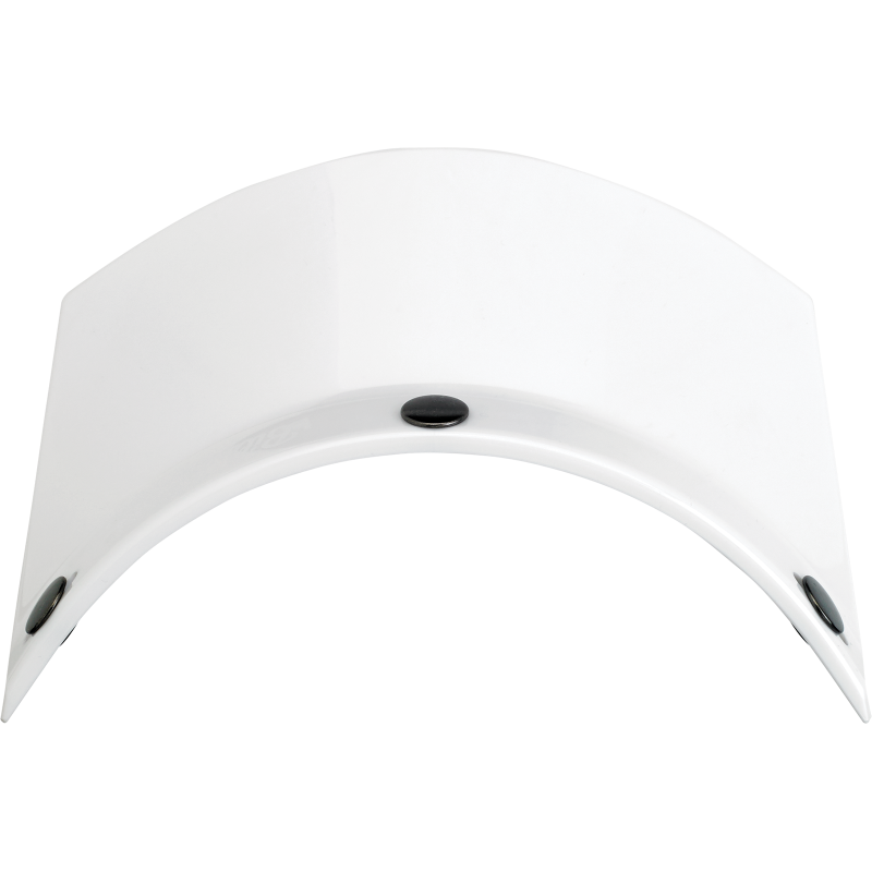 BILTWELL VISOR MOTO 3SNAP WHT 2002-562