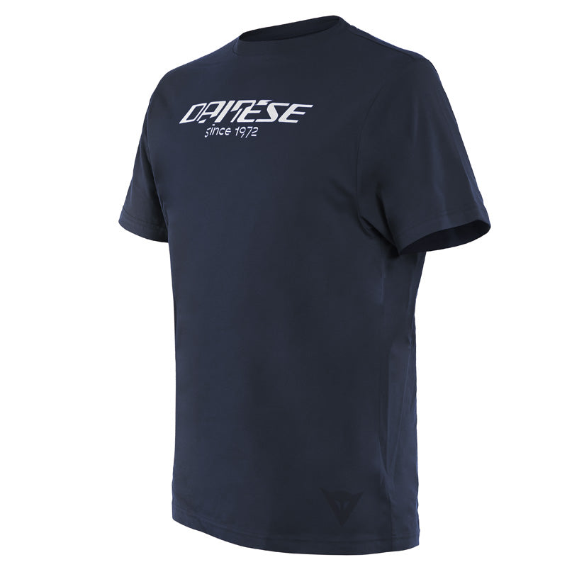 DAINESE PADDOCK LONG T-SHIRT BLACK-IRIS/WHITE 1896808-09D-S