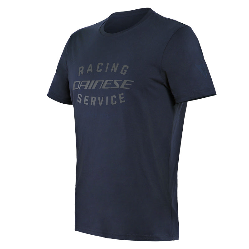 DAINESE PADDOCK T-SHIRT BLACK-IRIS/BLACK-IRIS 1896806-Z08-S