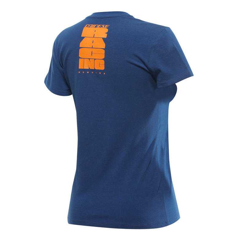 DAINESE DAINESE RACING SERVICE T-SHIRT WOMAN BLUE S 18900012-40L-S