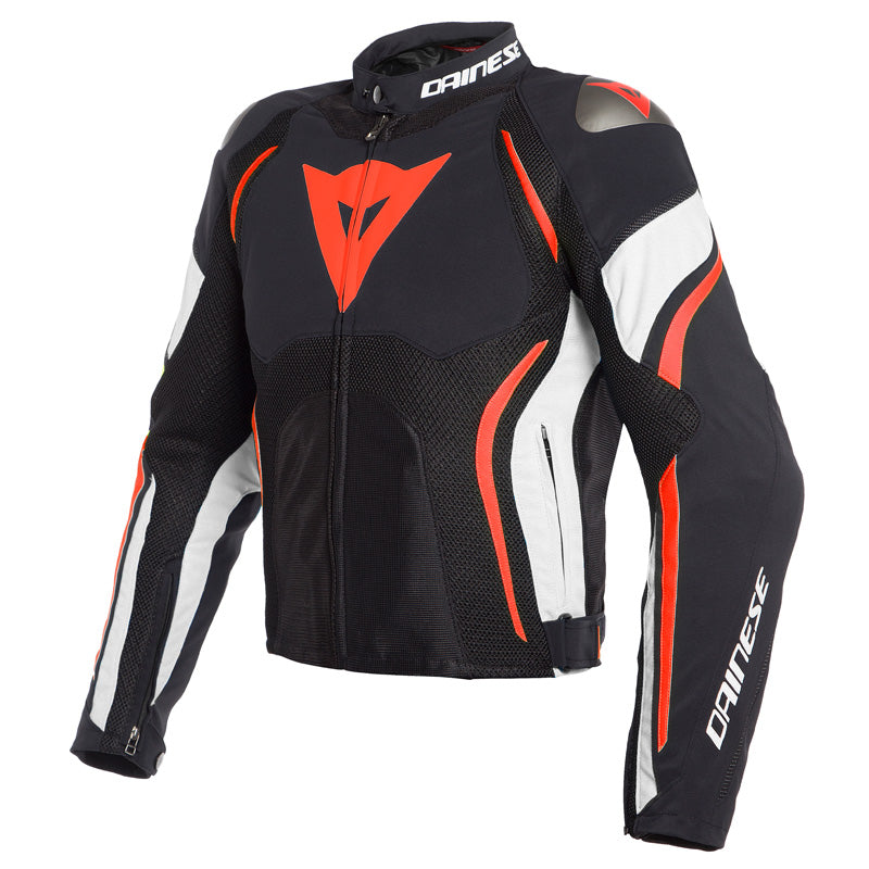 DAINESE ESTREMA AIR TEX JACKET BLACK/WHITE/FLUO-RED 1735207-N32-60