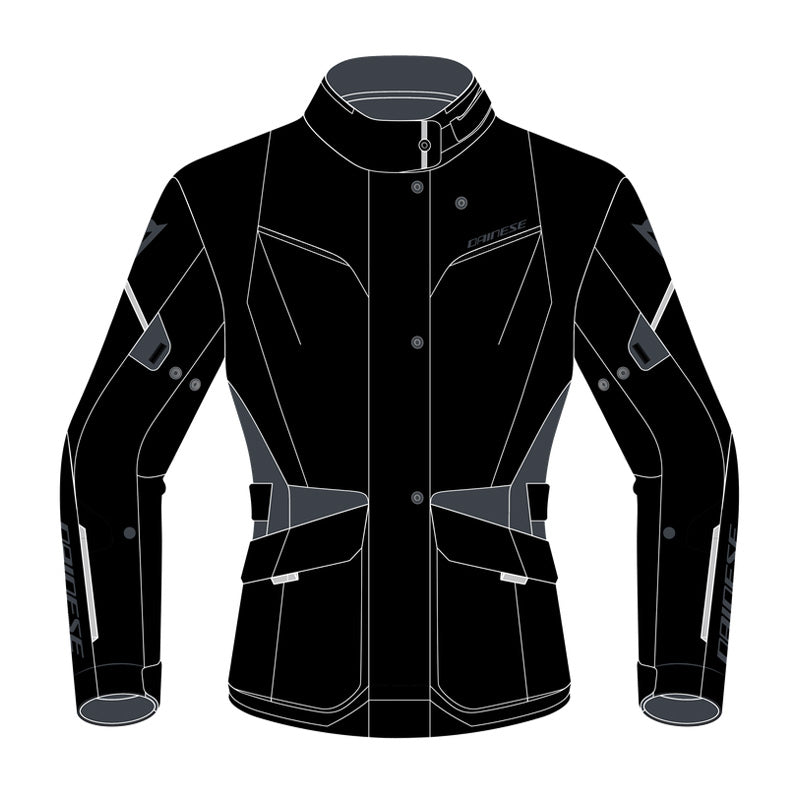 DAINESE TEMPEST 3 D-DRY LADY JKT BLACK/BLACK/EBONY 42 2654642-Y21-42