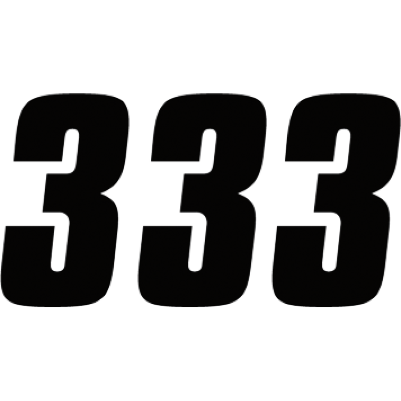 FACTORY EFFEX FACTORY 4" NUMBER BLACK #3 08-90003