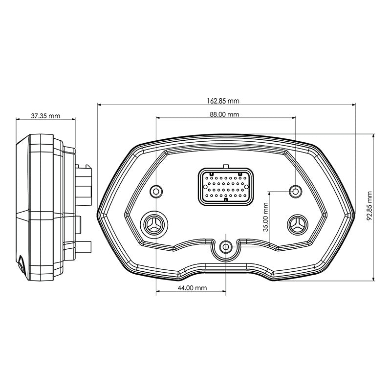 KOSO RXF   MULTI-FUNCTIONS METER BA044000