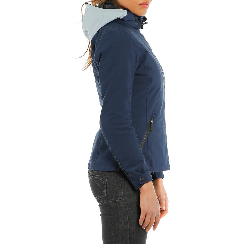 DAINESE MAYFAIR LADY D-DRY JKT GLAC-GRAY/BLK-IRIS/BLK-IRI 2654621-91D-48